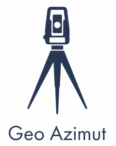 logo bela pozadina geoazimut